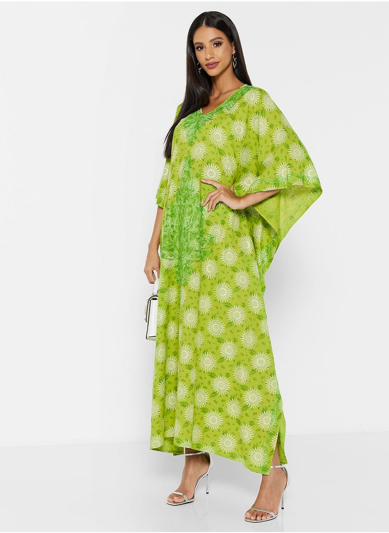 ARABIAN CLOSET EMBROIDERED KAFTAN  - Image 4