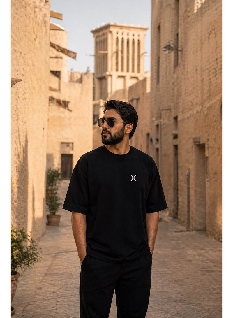 NOMAiX UAE Expat T-Shirt │ Proud Expat Bold Typography Tee │ UAE Flag Colours Streetwear │ Oversized │ Made in UAE - Image 4