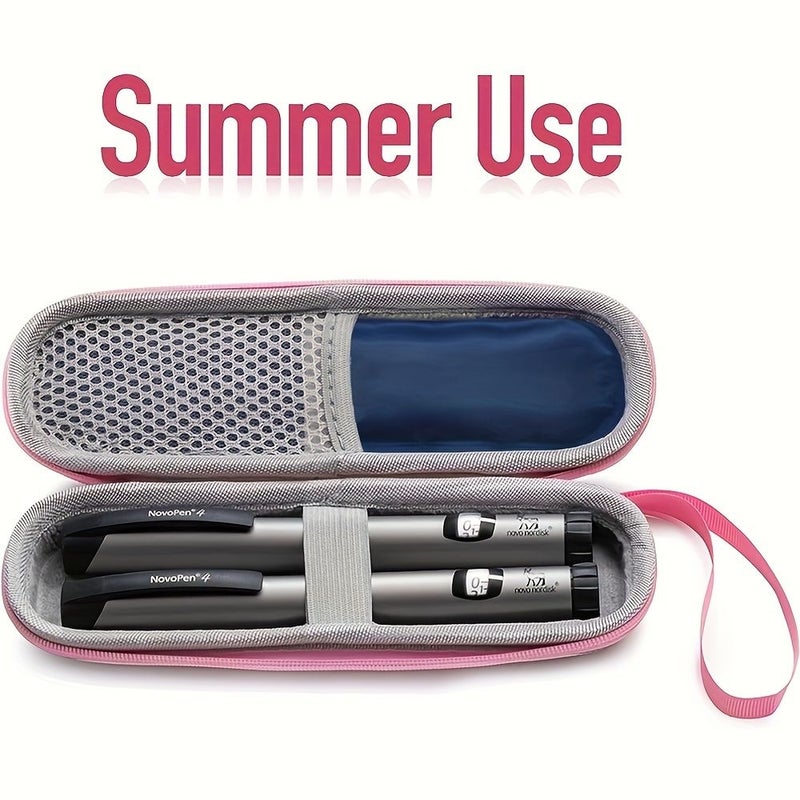 Gray Insulin Travel Case 2 4 Hour Refrigeration With Reusable Ice Pack - Image 4