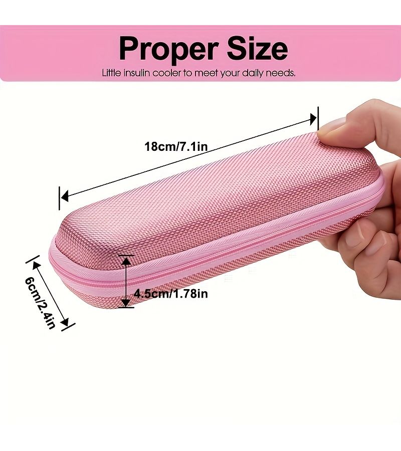 Gray Insulin Travel Case 2 4 Hour Refrigeration With Reusable Ice Pack - Image 3
