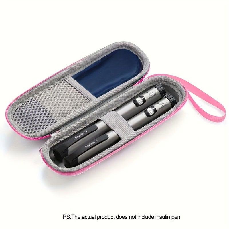 Gray Insulin Travel Case 2 4 Hour Refrigeration With Reusable Ice Pack - Image 1