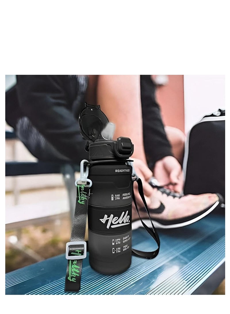 Water Bottle High Quality Ideal For Gym,School,University And Trips,Large Sports Bottle 1000 Ml  - Image 4