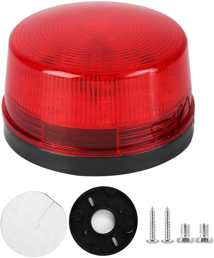 klarako High Brightness Warning Signal Flashing Light,Waterproof 15 High Power LEDs Emergency Strobe Safety & Emergency Beacon Light (24V) - Image 2