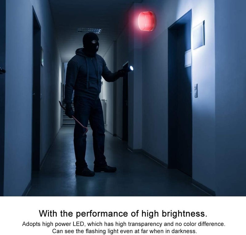 klarako High Brightness Warning Signal Flashing Light,Waterproof 15 High Power LEDs Emergency Strobe Safety & Emergency Beacon Light (24V) - Image 4