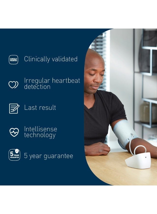 OMRON M2 Basic Automatic Blood Pressure Monitor Upper Arm, Clinically Validated Home BP Machine, Compatible with Small Kids to Adults Large Cuffs Size 17-42 cm,Cuff Wrapping Guide - Image 4