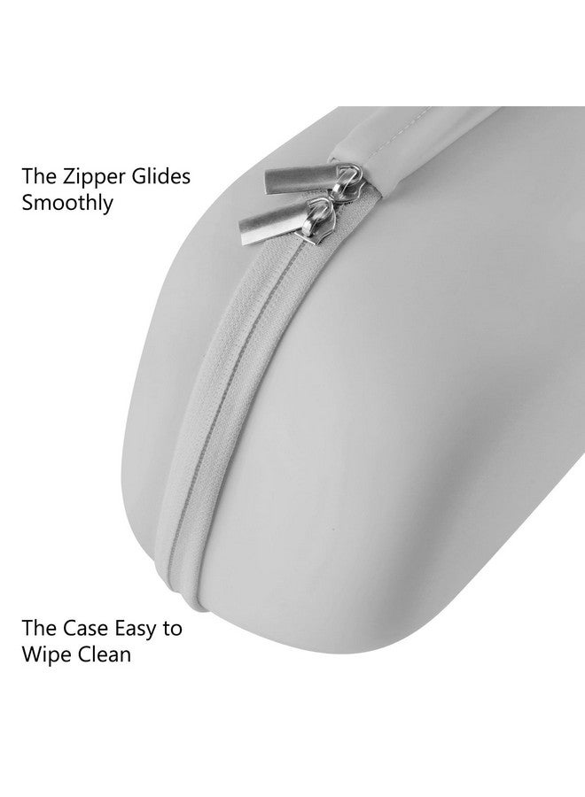 Gowing حقيبة حمل مضخات الثدي القابلة للارتداء، حقيبة صلبة مع صينية قابلة للإزالة، حقيبة تخزين مضخة الثدي محكمة الإغلاق متوافقة مع معظم مضخات الثدي القابلة للارتداء، تحمل 2 مضخة، رمادي - Image 5