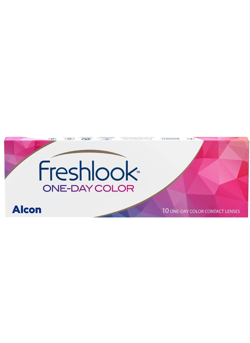 Generic - ALCON Freshlook One-Day Color Green Powerless - Lens Pack of 10 Pieces - Image 1