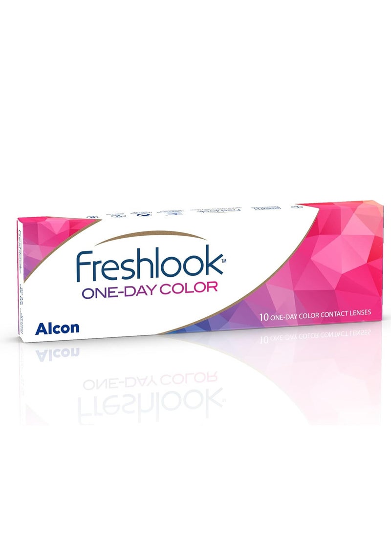 Generic - ALCON Freshlook One-Day Color Green Powerless - Lens Pack of 10 Pieces - Image 1