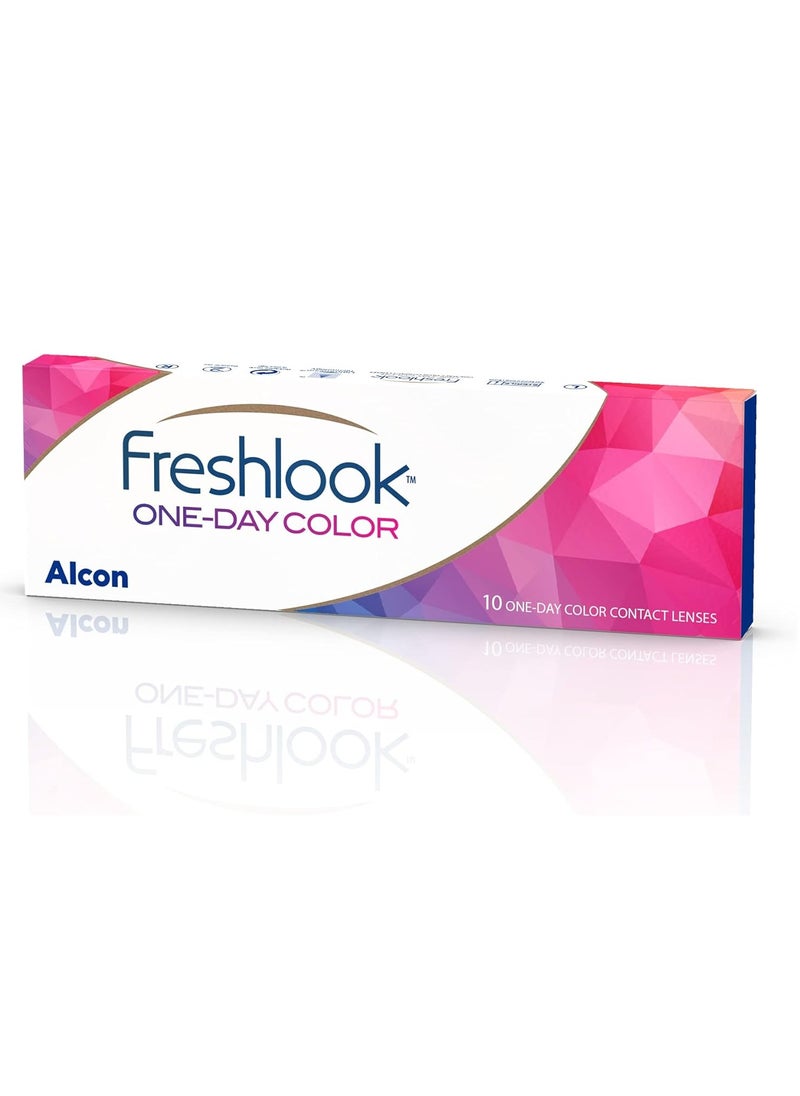 Generic - ALCON Freshlook One-Day Color Green Powerless - Lens Pack of 10 Pieces - Image 1