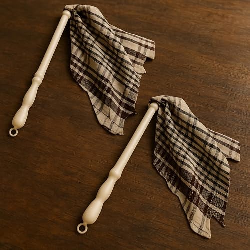 Vemlons Jhatakni Handy Duster with Removable Cotton Cloth for Cleaning Home/Jhatakni Cleaning Duster (Combo Set of 2 Duster), Multicolor - Image 1
