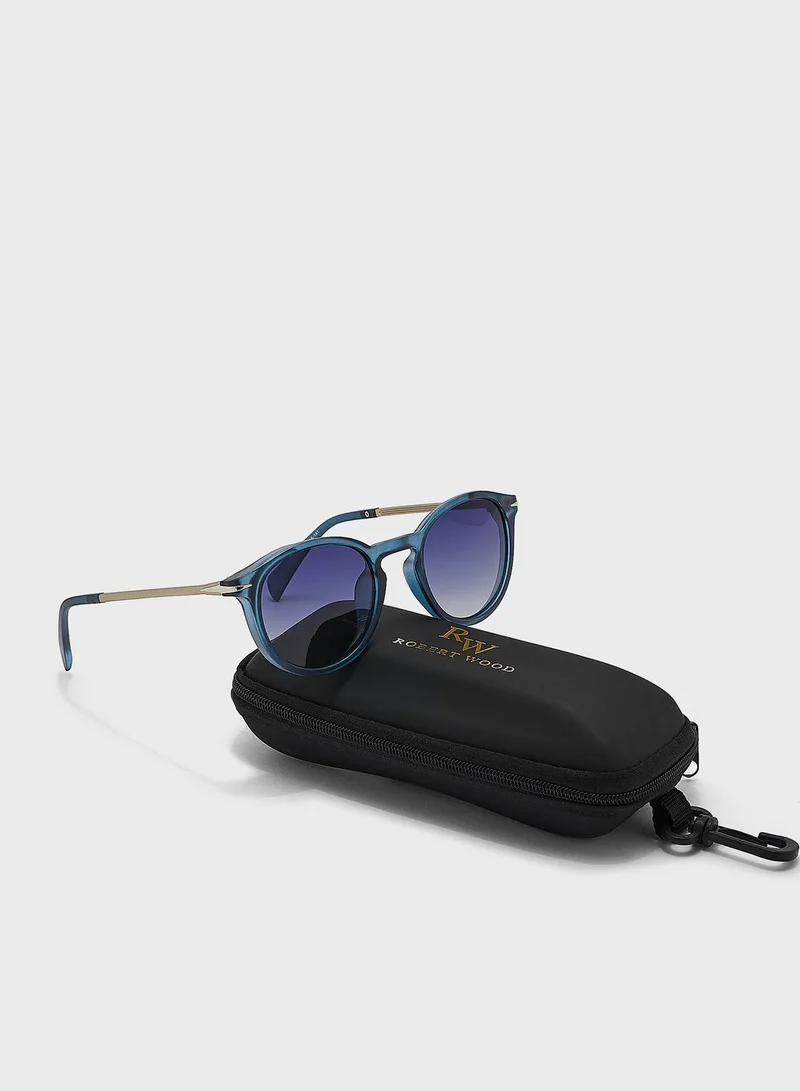 Robert Wood Polarized Round Sunglasses