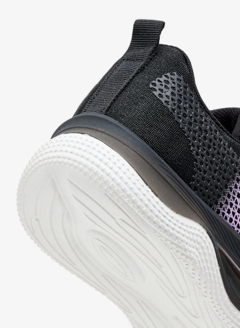 Kappa BLACK Girls' Logo Print Sports Shoes with Hook and Loop Closure for Women | Best Price UAE