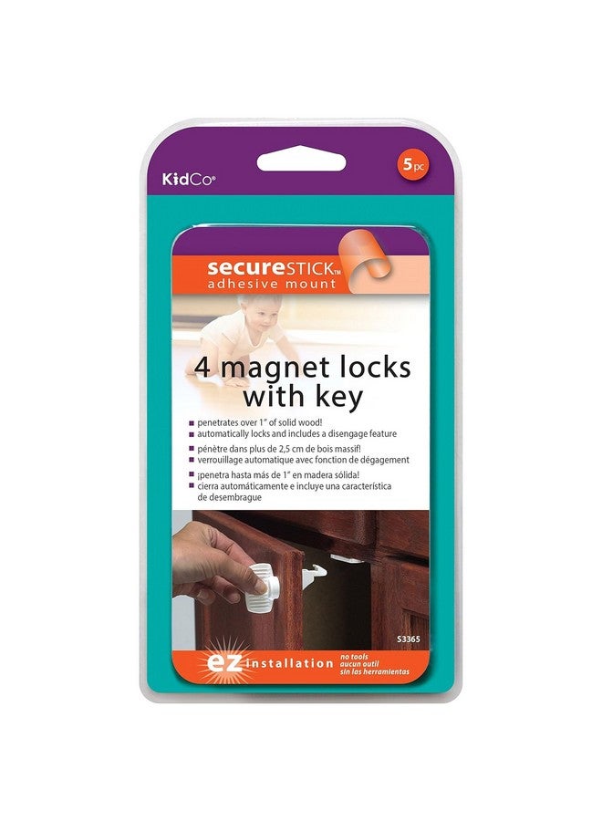 Kidco Magnet Lock Set - 4 Pack Magnetic Locks for Child Protection - Image 1