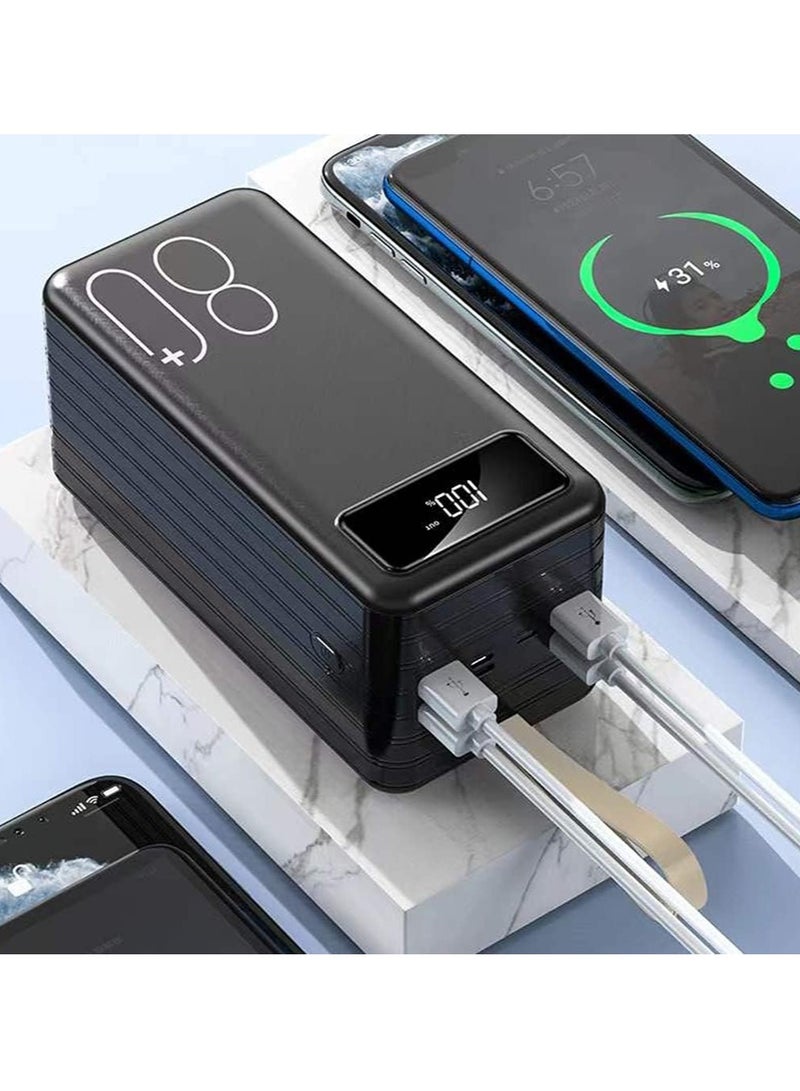 ELTRAZONE Slim 7000mAh Portable Power Bank with Built-in USB & Type-C Cables, Fast Charging External Battery Pack, LED Power Display, Ultra-Compact Travel Charger for iPhone and All Smartphones - Image 3