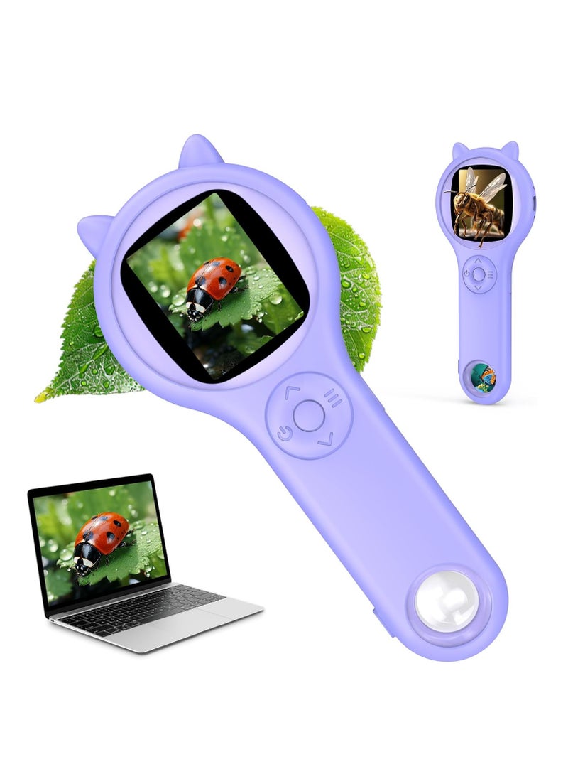EVEREEN Mini Kids Optical Microscope With Photo And Video Function 500x Observe The Microscopic World Science Children Educational Toys  - Image 1