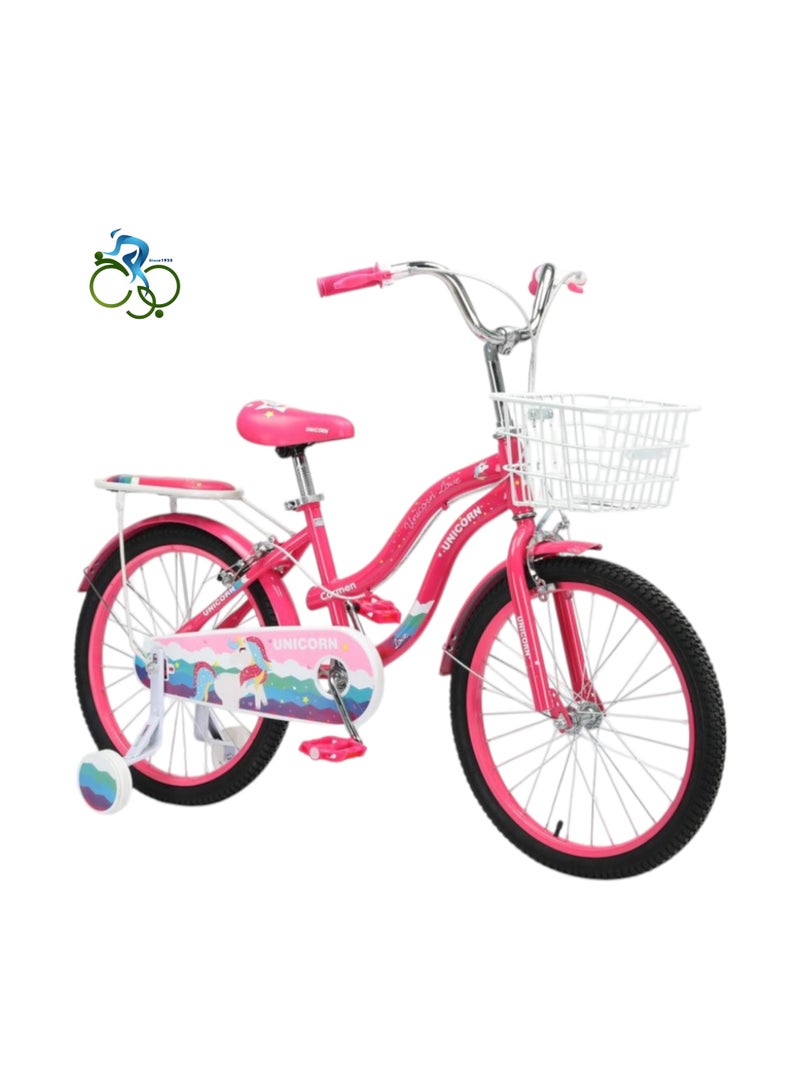 MOHAMED ABO ELGOUKH Unicorn Girls Bike - Stylish and Safe Design - By ABO ELGOUKH - 1-Year Warranty and Free Maintenance  - Image 1