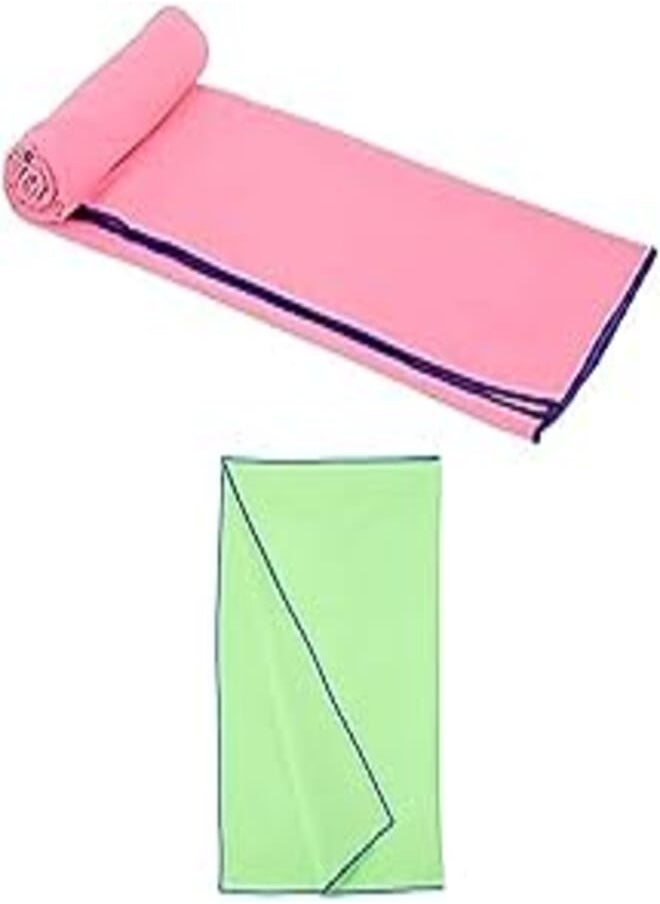 Mintra ULTRA SOFT MICROFIBRE SWIMMING TOWEL PINK SIZE M 65 X 90 CM + Mintra ULTRA SOFT MICROFIBRE SWIMMING TOWEL ACID GREEN SIZE M 65 X 90 CM - pzsku/ZED6978A47392EB0848FDZ/45/_/1724097821/1f4e6aba-4534-455c-ae94-61707e1af5a8