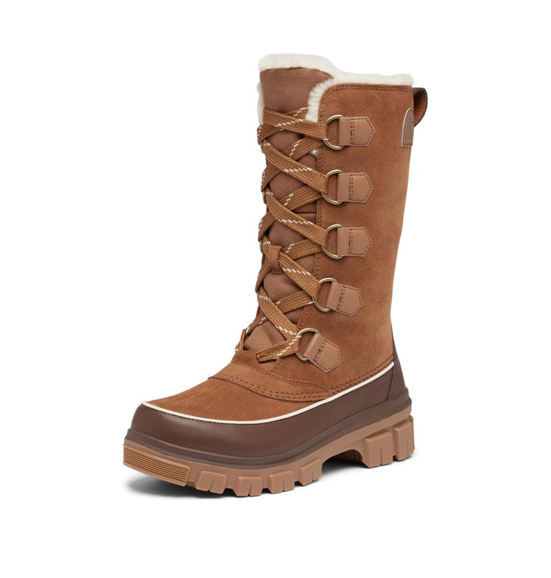 SOREL Women's Tivoli V Tall Waterproof Boot - Velvet Tan, Tobacco - 10.5 - Image 1
