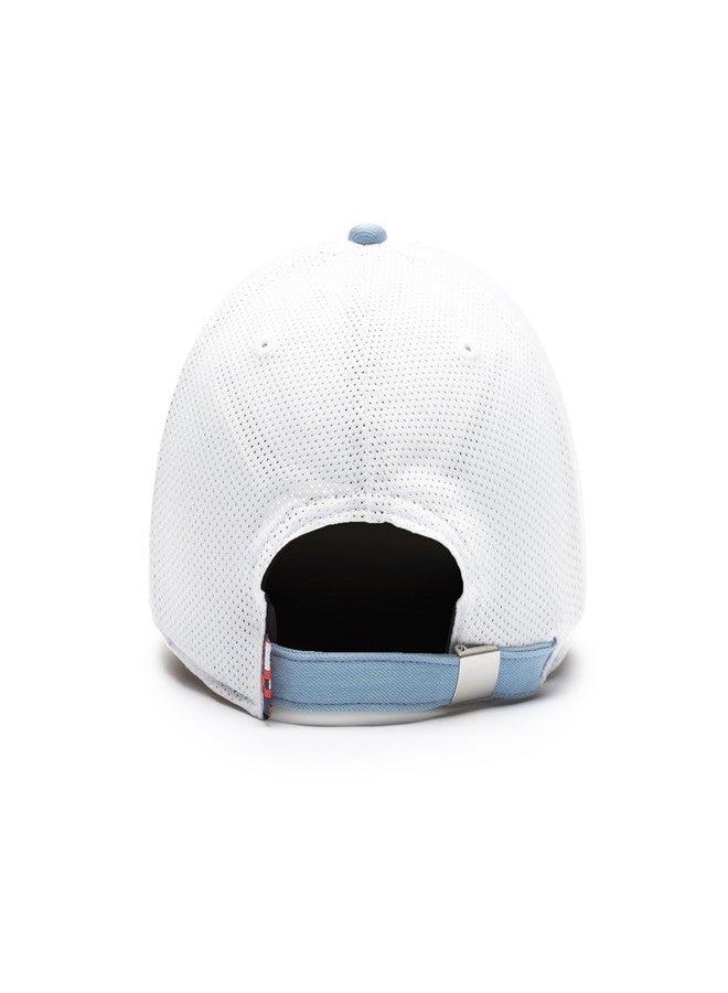 Fan Ink Team USA - US Soccer National Team 'Ace' Trucker Adjustable Soccer Hat (Light Blue/White) - Image 5
