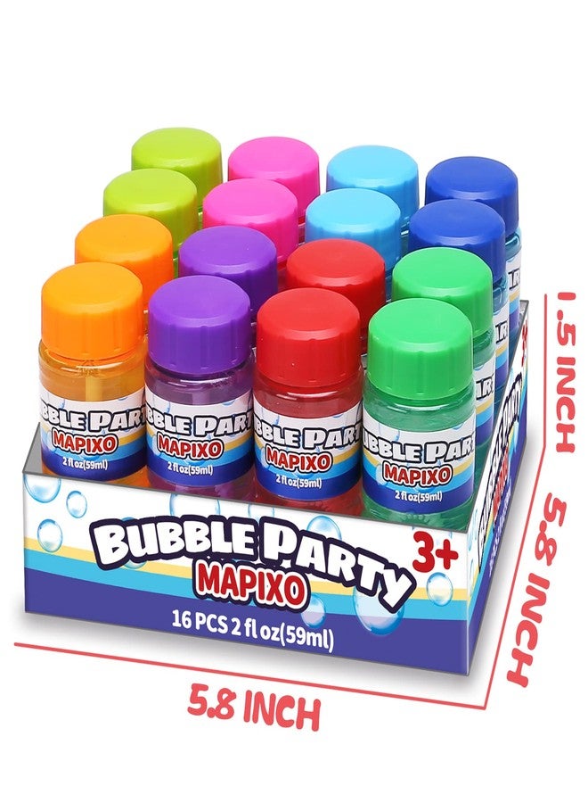 MAPIXO 16 Pack Bubble for Kids Party Favors, Bubble Bottle with Wand Attached to The Cap, 8 Colors Bubbles Bulk Set with Gift Box, Blow Bubbles Solution Toy for Birthday, Summer, Goody Bag Stuffers Supplies - Image 5