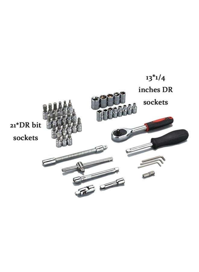 Car Repairing Tool Kit Small box set of 46 black - Image 4