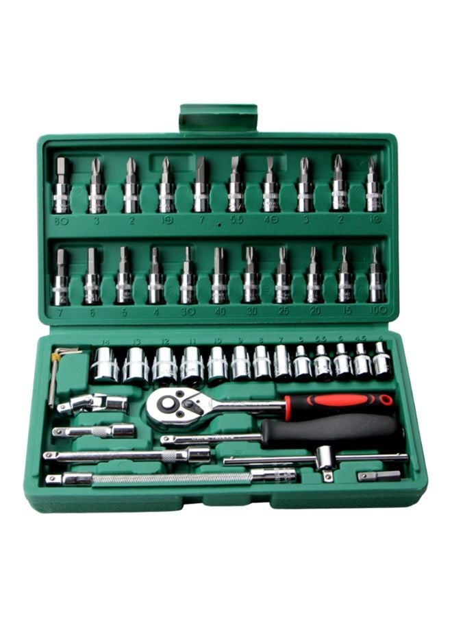 Car Repairing Tool Kit Small box set of 46 black - Image 1