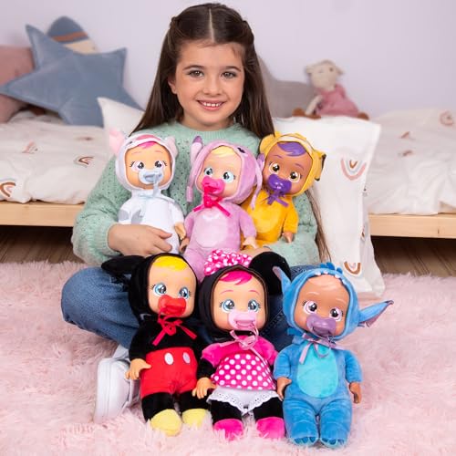 CRY BABIES دمية أطفال كراي بيبيز ديزني 9" محشوة مستوحاة من ميكي ماوس تبكي دموع حقيقية للأطفال من عمر 18 شهرًا وما فوق - Image 5