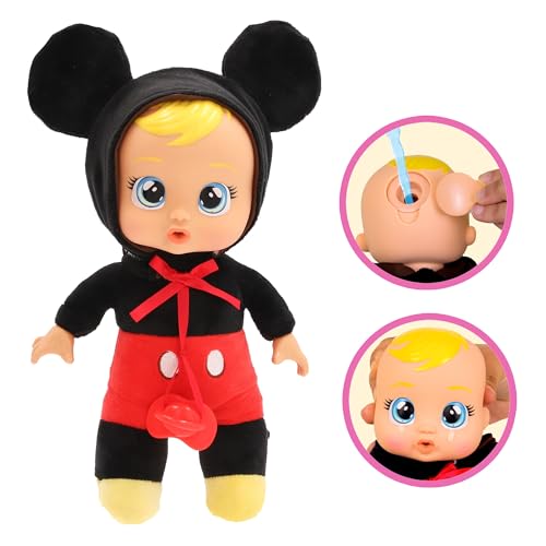 CRY BABIES دمية أطفال كراي بيبيز ديزني 9" محشوة مستوحاة من ميكي ماوس تبكي دموع حقيقية للأطفال من عمر 18 شهرًا وما فوق - Image 2