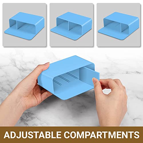 TurtleGrip Magnetic Marker Holder for Whiteboard & Refrigerator – Pen Pencil Storage Organizer for Office, School, Home & Locker (Blue, Pack of 1) - Image 4