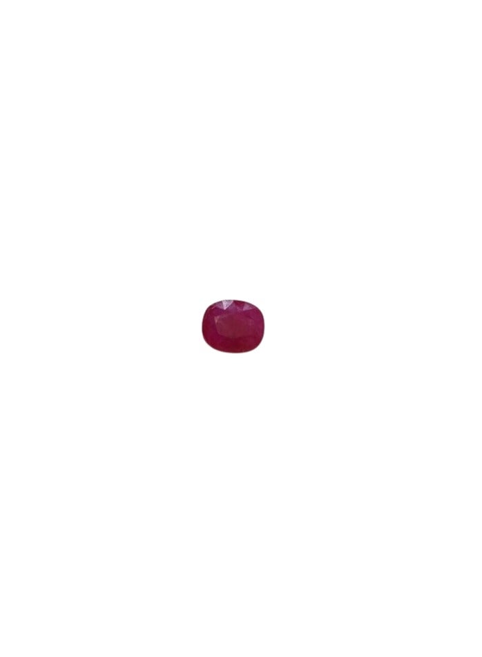 Certified Natural Oval Cut Ruby(Manik) Gemstone, 7.21 Carats (7.91 Ratti), Red, 13.31x10.58x5.72 mm  - Image 2