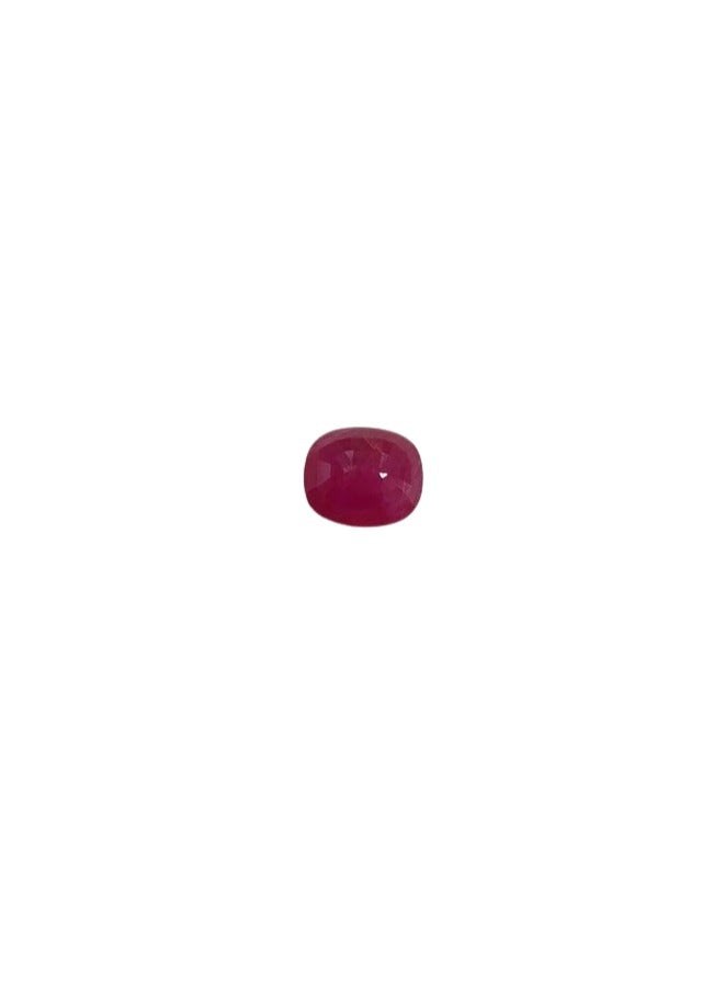 Certified Natural Oval Cut Ruby(Manik) Gemstone, 7.21 Carats (7.91 Ratti), Red, 13.31x10.58x5.72 mm  - Image 3