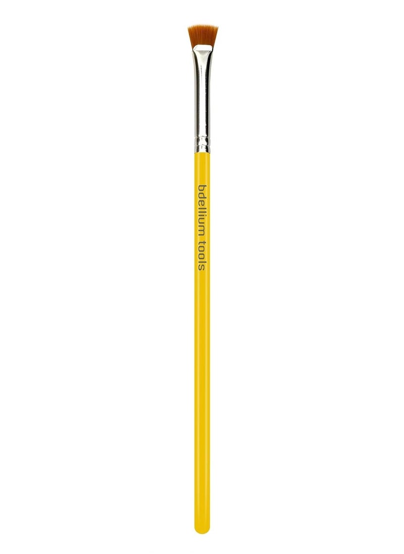 Bdellium Tools Bdellium Tools Professional Makeup Brush - Studio Series 731 Mascara Fan - With Soft Synthetic Fibers, For Applying Mascara (Yellow, 1pc)  - Image 1