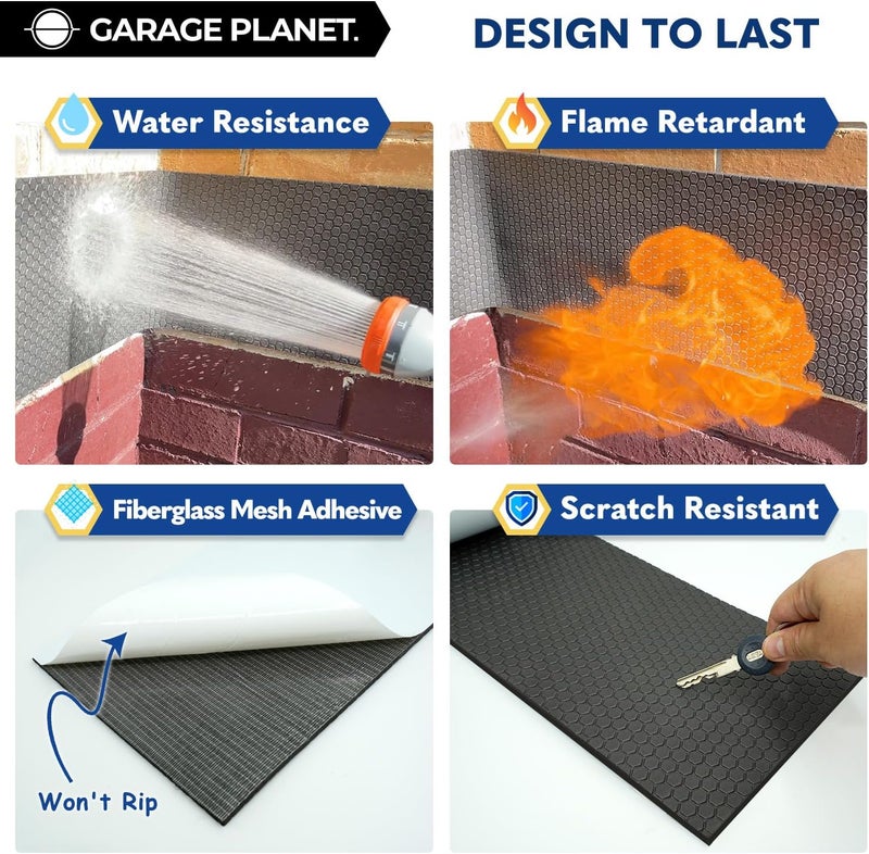 Garage Planet H1 Garage Wall Protector - Tool-Free Car Door Wall Protector (Black, 2 Pack) - Image 5