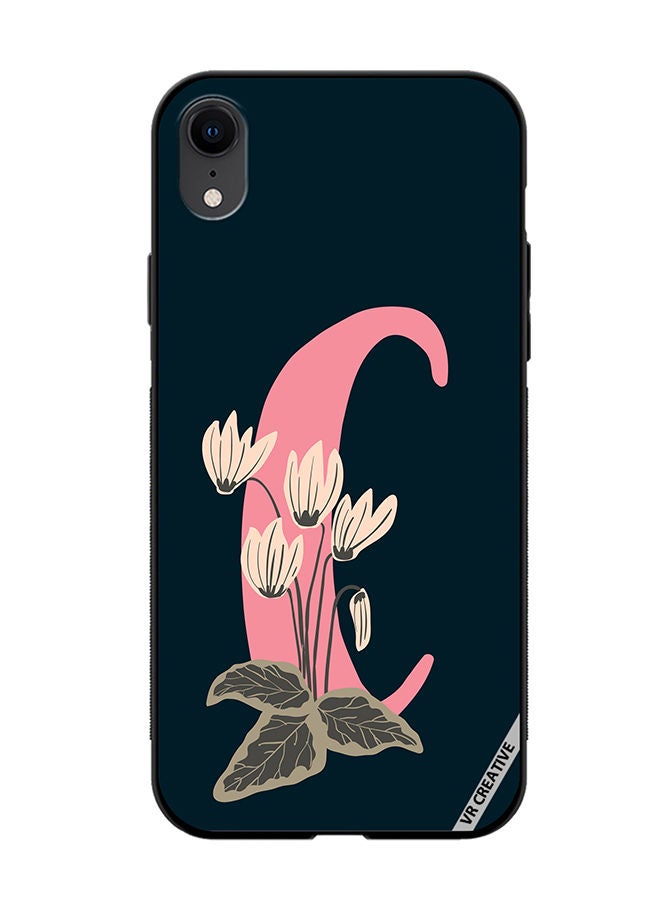 VR CREATIVE Protective Case Cover For Apple iPhone XR Alphabet C Design Multicolour - Image 1