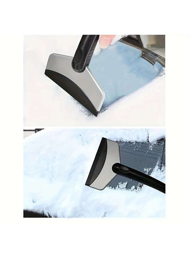 Heavy Duty Black Car Snow Shovel Manual Ice Scraper for Windshield Roof Snow Removal - Image 4