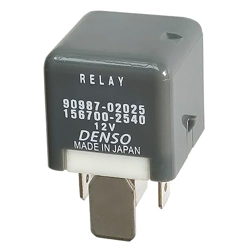 TC-Masterles 90987-02025 12VDC 80A Relay for Air Conditioning Compressor Cooling Fan, Fuel Water Pump, Ignition Switch Relay, Oil Pump Ignition Heater Cooling Fan Relay，Replaces 90080-87024 156700-2960 567-0003 - Image 1