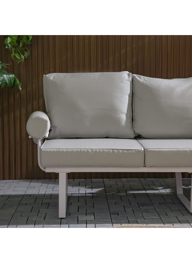 DANUBE HOME Clarke 9-Seater Outdoor Sofa Set | Steel Frame Garden Furniture | Modern Design Patio Sofaset | Outdoor Seating Table And Chairs For Lawn Garden - Image 3