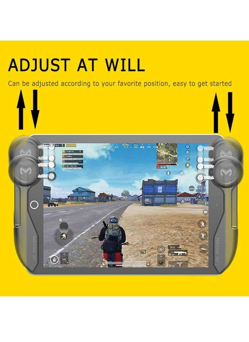 MIGOFAST - PUBG Controller for ipad Capacitance L1R1 Fire Aim Button Gamepad Joystick Fast click For Ipad Tablet, with 4pcs Gaming Finger Sleeve - Image 1