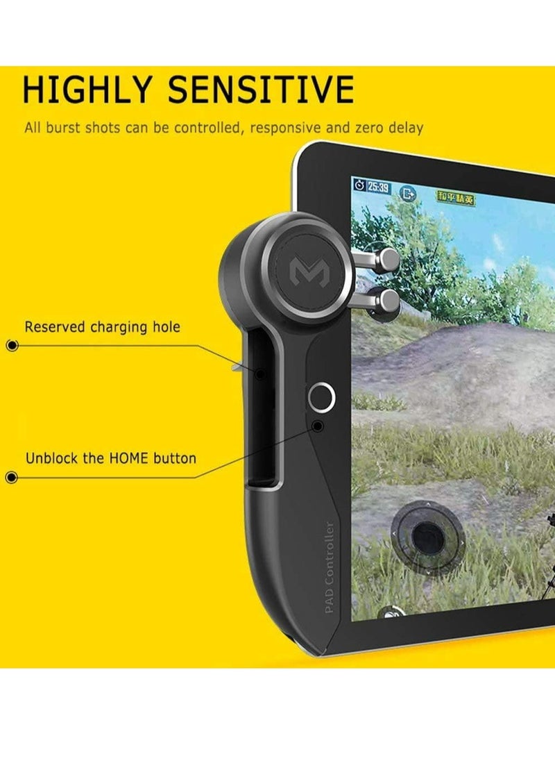 MIGOFAST - PUBG Controller for ipad Capacitance L1R1 Fire Aim Button Gamepad Joystick Fast click For Ipad Tablet, with 4pcs Gaming Finger Sleeve - Image 1