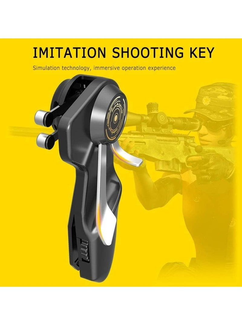 MIGOFAST - PUBG Controller for ipad Capacitance L1R1 Fire Aim Button Gamepad Joystick Fast click For Ipad Tablet, with 4pcs Gaming Finger Sleeve - Image 1