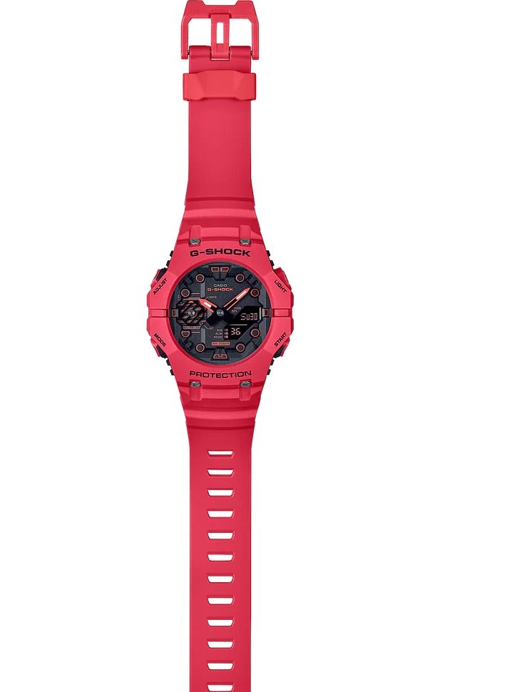 G-SHOCK Casio G-Shock Analog-Digital Black Dial Men's Watch, Red, strap - Image 1
