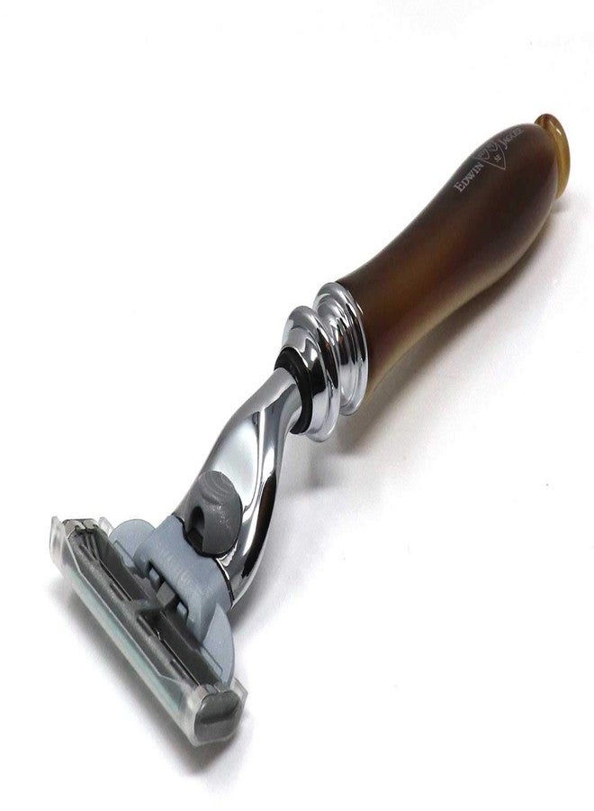 Edwin Jagger Chatsworth For Gillette Mach 3 Razor Cartridges (Imitation Light Horn) - Image 5