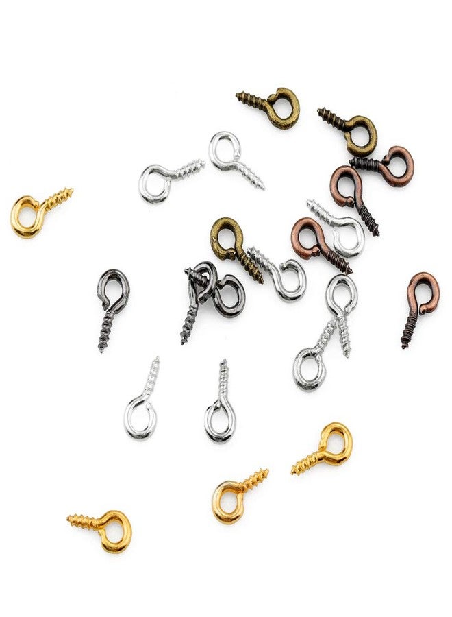 BEADIA Small Screw Eye Pins 4mmx8mm for Jewelry Making Handmade DIY (6 Colors 600pcs) - Image 4