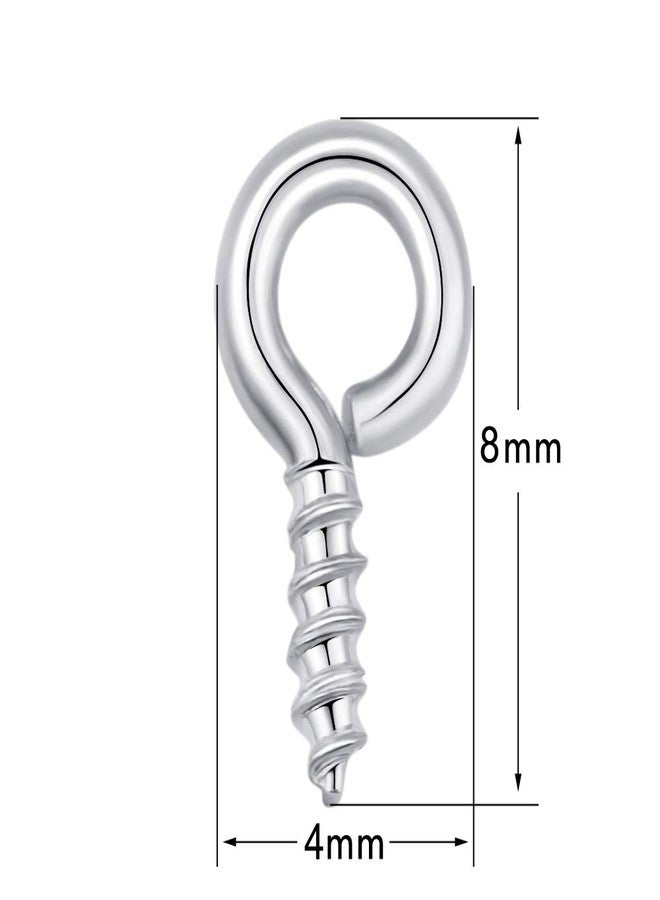 BEADIA Small Screw Eye Pins 4mmx8mm for Jewelry Making Handmade DIY (6 Colors 600pcs) - Image 2