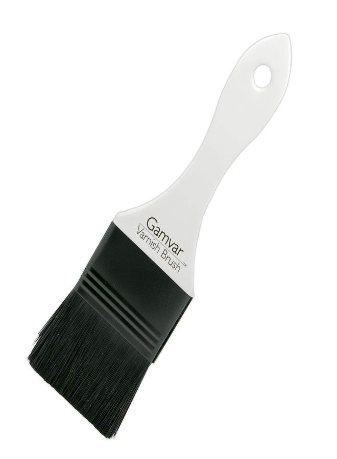 Gamblin Gamvar Varnish Brush 50mm - Professional Paint Brush for Acrylic Varnish Oil Gesso Polyurethane and More! Vegan-Friendly Synthetic Bristles Ideal for Varnishing Interior and Exterior Projects - Image 1