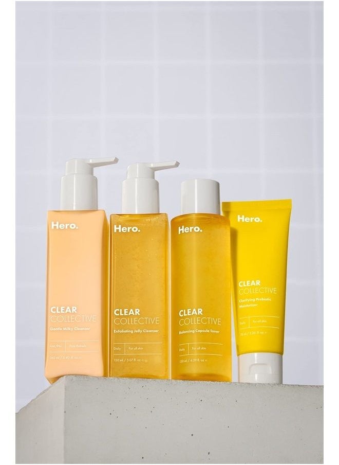 Hero Cosmetics - Clear Collective Gentle Milky Cleanser from Hero Cosmetics - Gentle Pore-Clarifying Cleanser for Sensitive, Blemish-Prone Skin with PHA, Colloidal Oatmeal, and Jojoba + Ceramides - Dermatologist Teste - Image 1