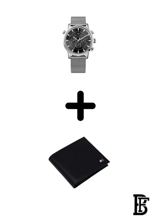 TOMMY HILFIGER Tommy Hilfiger Chronograph Watch 1790877 + Tommy Wallet  - Image 1