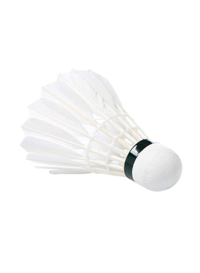 STEFFER FUNEX TOP Premium Feather Shuttlecock Set - Durable Badminton Shuttle Cock - Ideal for Indoor/Outdoor Play, Smooth Flight, Cork Head, Pack of 10 - Image 3