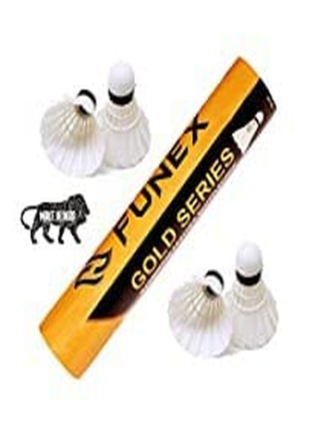 STEFFER FUNEX TOP Premium Feather Shuttlecock Set - Durable Badminton Shuttle Cock - Ideal for Indoor/Outdoor Play, Smooth Flight, Cork Head, Pack of 10 - Image 4