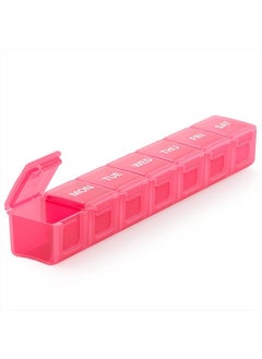 Extra Large Weekly Pill Organizer, 7 Day Daily Pill Box Case Arthritis Friendly, BPA Free Portable Medicine Organizer with Clear Lid for Vitamins, Fish Oils or Supplements